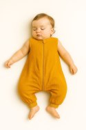 My Sweet Baby Muślinowy śpiworek dla dzieci z nogawkami L 9-24 mcy letni TOG 1.0 - musztardowy