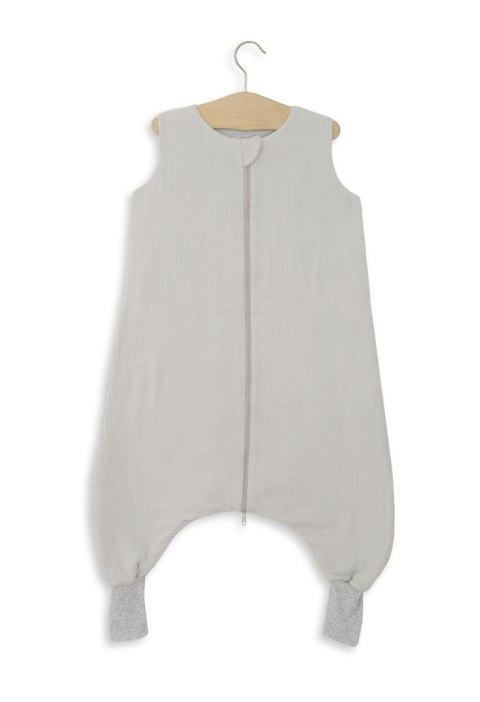 My Sweet Baby Muślinowy śpiworek dla dzieci z nogawkami L 9-24 mcy letni TOG 1.0 - szary
