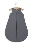 My Sweet Baby Muślinowy śpiworek dla dzieci zaokrąglony M 6-12 mcy letni TOG 1.0 - antracyt