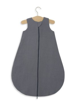 My Sweet Baby Muślinowy śpiworek dla dzieci zaokrąglony M 6-12 mcy letni TOG 1.0 - antracyt