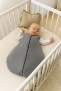 My Sweet Baby Muślinowy śpiworek dla dzieci zaokrąglony M 6-12 mcy letni TOG 1.0 - antracyt