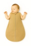 My Sweet Baby Muślinowy śpiworek dla dzieci zaokrąglony M 6-12 mcy letni TOG 1.0 - camel