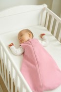 My Sweet Baby Muślinowy śpiworek dla dzieci zaokrąglony M 6-12 mcy letni TOG 1.0 - pastel pink