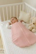 My Sweet Baby Muślinowy śpiworek dla dzieci zaokrąglony M 6-12 mcy letni TOG 1.0 - pastel pink