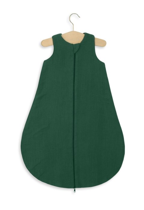 My Sweet Baby Muślinowy śpiworek dla dzieci zaokrąglony M 6-12 mcy letni TOG 1.0 - zieleń lasu