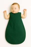 My Sweet Baby Muślinowy śpiworek dla dzieci zaokrąglony M 6-12 mcy letni TOG 1.0 - zieleń lasu