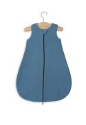 My Sweet Baby Muślinowy śpiworek dla dzieci zaokrąglony S 0-6 mcy letni TOG 1.0 - brudny niebieski