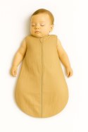 My Sweet Baby Muślinowy śpiworek dla dzieci zaokrąglony S 0-6 mcy letni TOG 1.0 - camel