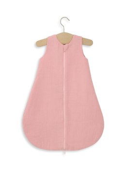 My Sweet Baby Muślinowy śpiworek dla dzieci zaokrąglony S 0-6 mcy letni TOG 1.0 - pastel pink