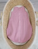 My Sweet Baby Muślinowy śpiworek dla dzieci zaokrąglony S 0-6 mcy letni TOG 1.0 - pastel pink