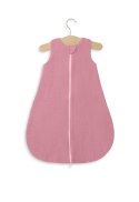 My Sweet Baby Muślinowy śpiworek dla dzieci zaokrąglony S 0-6 mcy letni TOG 1.0 - róż retro