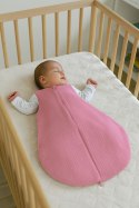 My Sweet Baby Muślinowy śpiworek dla dzieci zaokrąglony S 0-6 mcy letni TOG 1.0 - róż retro