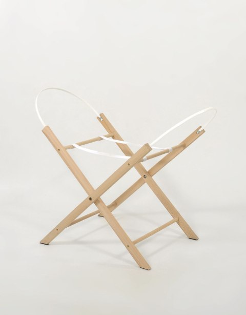 My Sweet Baby Stojak drewniany do kosza Mojżesza BOHO - naturalny