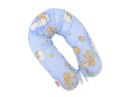 Bobono Bawełniana poszewka do poduszki ciążowej Longer - Misie niebieskie