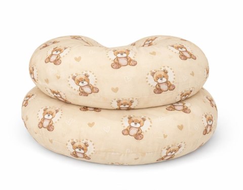 Bobono Poduszka ciążowa typu C dla kobiet w ciąży do spania karmienia + zdejmowana poszewka - Misiove love