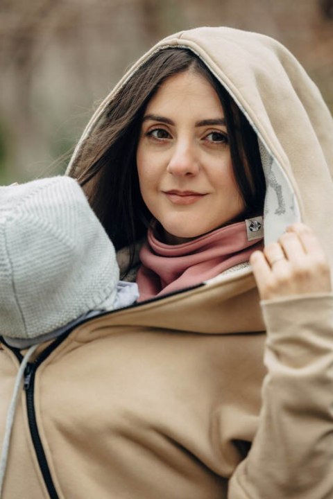 Asymetryczna Bluza - Beżowa z Park Jurajski - Ice Desert - rozmiar XXS