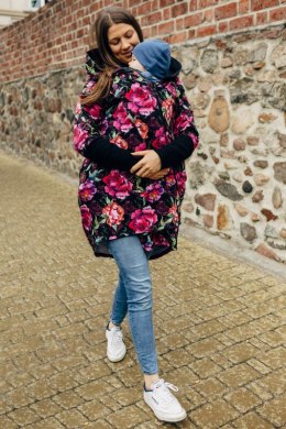 Asymetryczna Bluza - Peony - rozmiar L (87% bawełna, 10% elastan, 3% poliester)