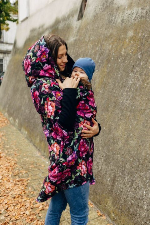 Asymetryczna Bluza - Peony - rozmiar L (87% bawełna, 10% elastan, 3% poliester)