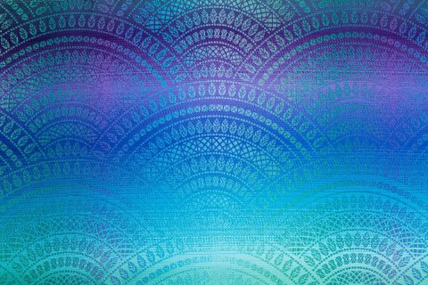 Asymetryczna Bluza - Szary Melanż z Pawi Ogon Fantazja - rozmiar S