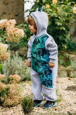 Kombinezon dla dziecka - rozmiar 116 - Szary Melanż z Park Jurajski