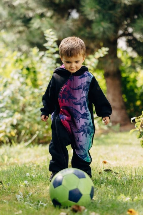 Kombinezon dla dziecka - rozmiar 62 - Czarny z Park Jurajski - Nowa Era