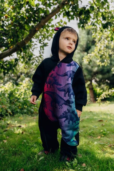 Kombinezon dla dziecka - rozmiar 74 - Czarny z Park Jurajski - Nowa Era