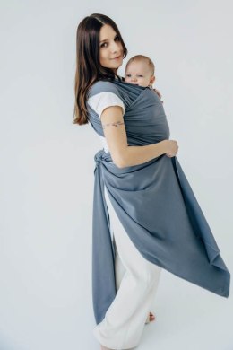 Chusta do noszenia dzieci, elastyczna - Antracyt - rozmiar standardowy 5.0 m