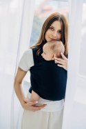 Chusta do noszenia dzieci, elastyczna - Czarny - rozmiar standardowy 5.0 m