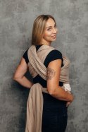 Chusta do noszenia dzieci, elastyczna - EDYCJA DLA PROFESJONALISTÓW - NUDE BEIGE - rozmiar standardowy 5.0 m