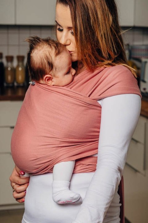 Chusta do noszenia dzieci, elastyczna - Kwarc - rozmiar standardowy 5.0 m