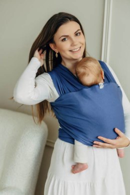 Chusta do noszenia dzieci, elastyczna - Lapis Lazuli - rozmiar standardowy 5.0 m
