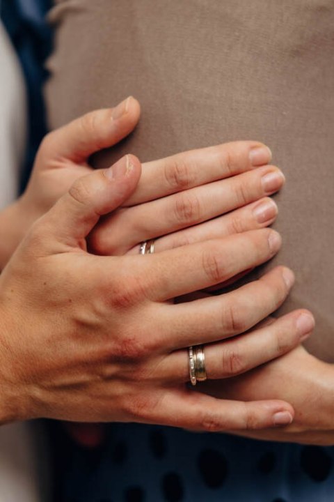 Chusta do noszenia dzieci, elastyczna - Mocha - rozmiar standardowy 5.0 m (drugi gatunek)