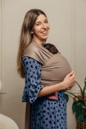 Chusta do noszenia dzieci, elastyczna - Mocha - rozmiar standardowy 5.0 m