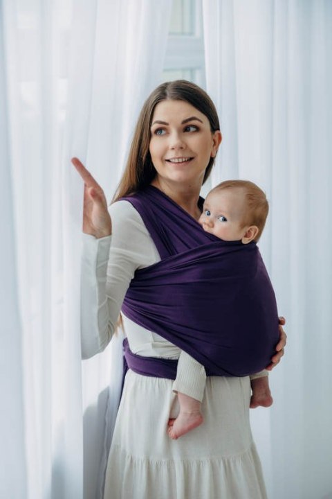 Chusta do noszenia dzieci, elastyczna - Sugilit - rozmiar standardowy 5.0 m (drugi gatunek)