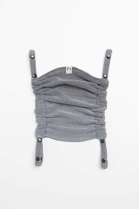 Kapturek do nosidełka (100% bawełna) - MAŁA JODEŁKA OMBRE SZARY