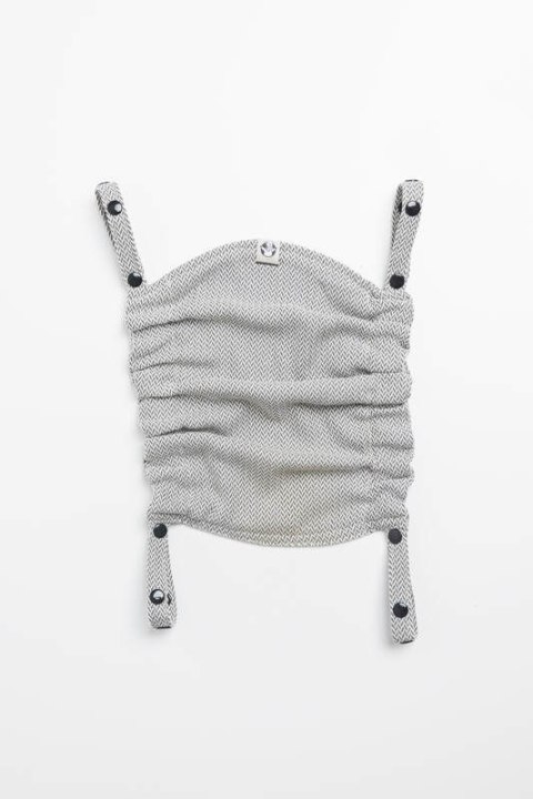 Kapturek do nosidełka (100% bawełna) - MAŁA JODEŁKA SZARA