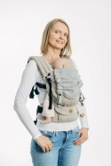 Kapturek do nosidełka (100% bawełna) - MAŁA JODEŁKA SZARA
