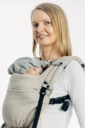 Kapturek do nosidełka (100% bawełna) - MAŁA JODEŁKA SZARA