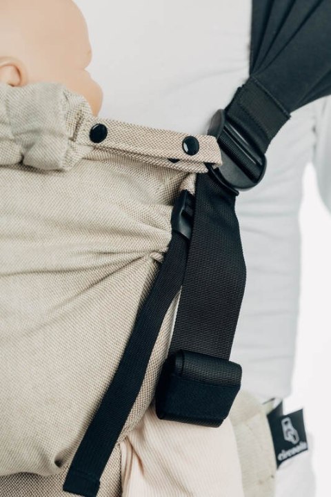 Kapturek do nosidełka (100% bawełna) - PEANUT BUTTER