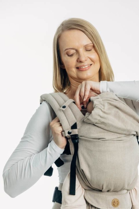 Kapturek do nosidełka (100% bawełna) - PEANUT BUTTER