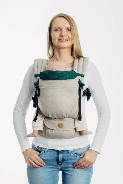 Kapturek do nosidełka (100% bawełna) - SZMARAGD