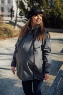Kurtka Softshell do noszenia dzieci - Szara - rozmiar XL