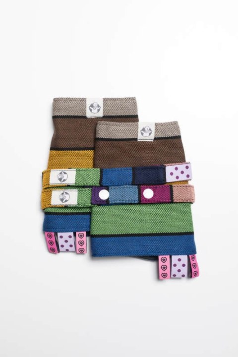 Nakładki ochronne na pasy ramienne, (60% bawełna, 40% poliester) - Zestaw - KARUZELA BARW