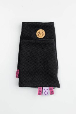 Nakładki ochronne na pasy ramienne, (60% bawełna, 40% poliester) - Zestaw - MAŁA JODEŁKA CZARNY HEBAN