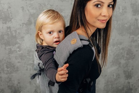 Nakładki ochronne na pasy ramienne, (60% bawełna, 40% poliester) - Zestaw - MAŁA JODEŁKA OMBRE SZARY