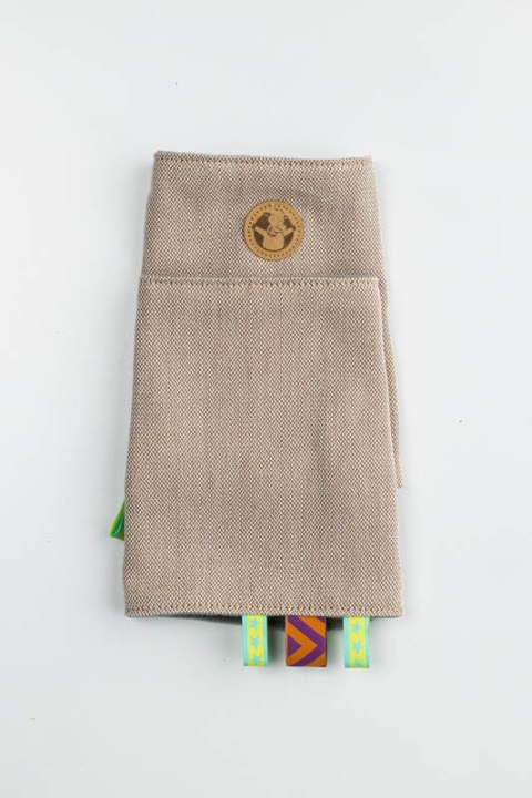 Nakładki ochronne na pasy ramienne, (60% bawełna, 40% poliester) - Zestaw - PEANUT BUTTER