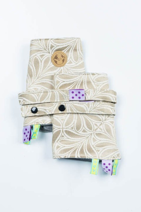 Nakładki ochronne na pasy ramienne, (warstwa zewnętrzna 50% bawełna, 50% wiskoza bambusowa; warstwa wewnętrzna 100% poliester) -