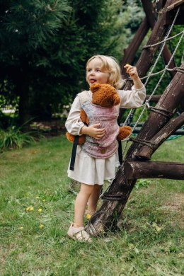 Nosidełko dla lalek z tkaniny chustowej - DZIKIE WINO - VINEYARD