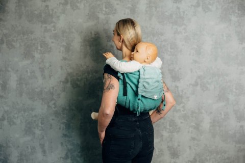 Nosidło Klamrowe Onbuhimo PRO splot jodełkowy (100% bawełna), rozmiar Preschool - EDYCJA DLA PROFESJONALISTÓW - ENTWINE