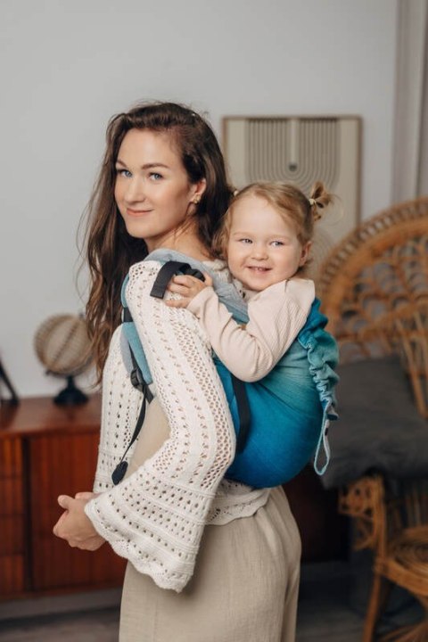 Nosidło Klamrowe Onbuhimo PRO z tkaniny skośno-krzyżowej (100% bawełna), rozmiar Preschool - AIRGLOW